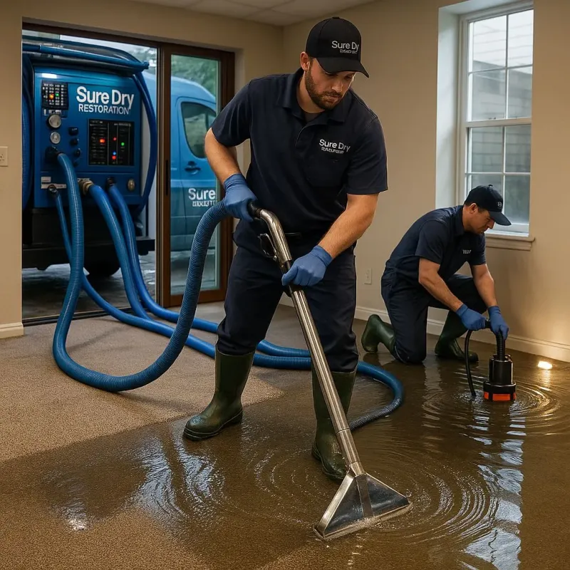 Water Extraction and Removal process in Crawfordville, GA